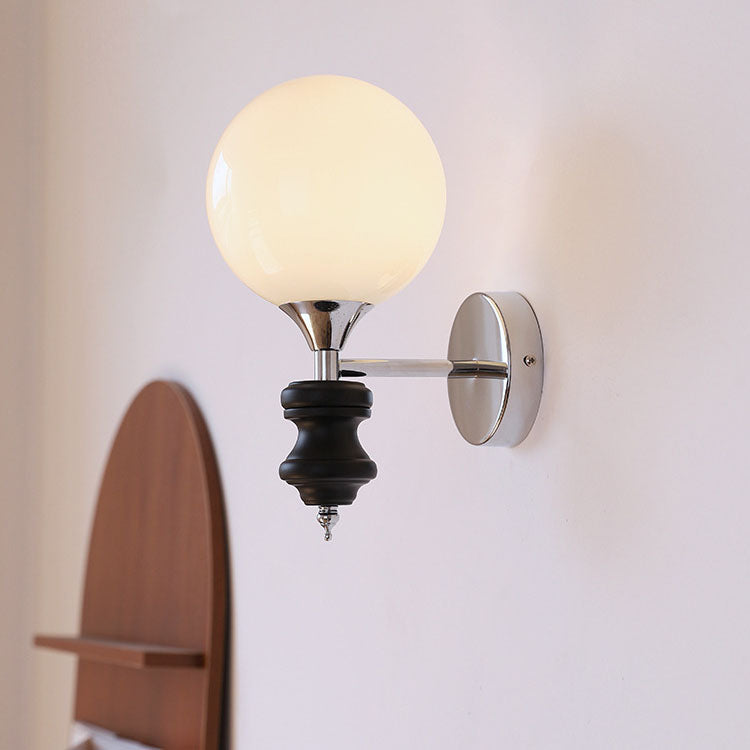 Simplicity Silver Finish Frame 1-Light Wall Sconce Lamp