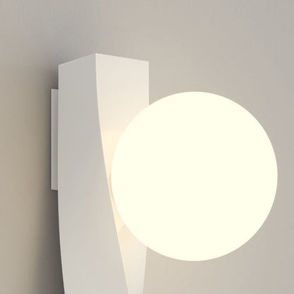 Nordic Cream PE Magic Bean Shade LED Wall Sconce Lamp