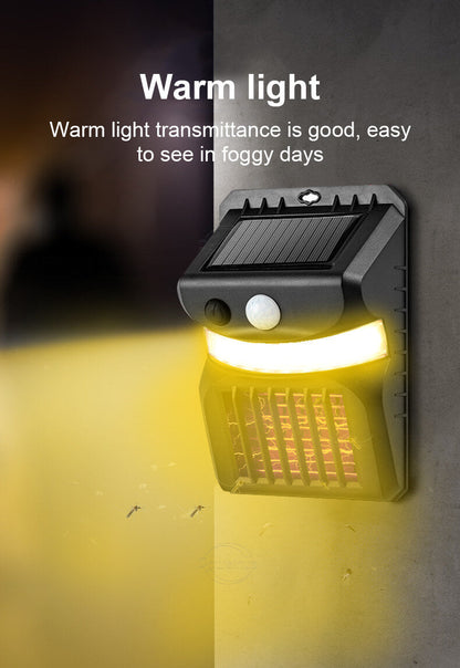 Solar Intelligent Sensor Outdoor Garden Wall Sconce Lamp