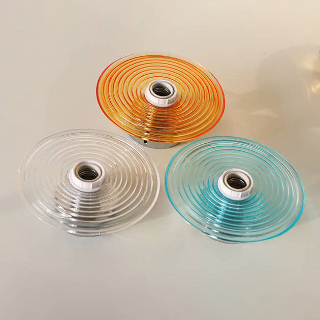 Water Transparent Glass Iron 1-Light Wall Sconce Lamp