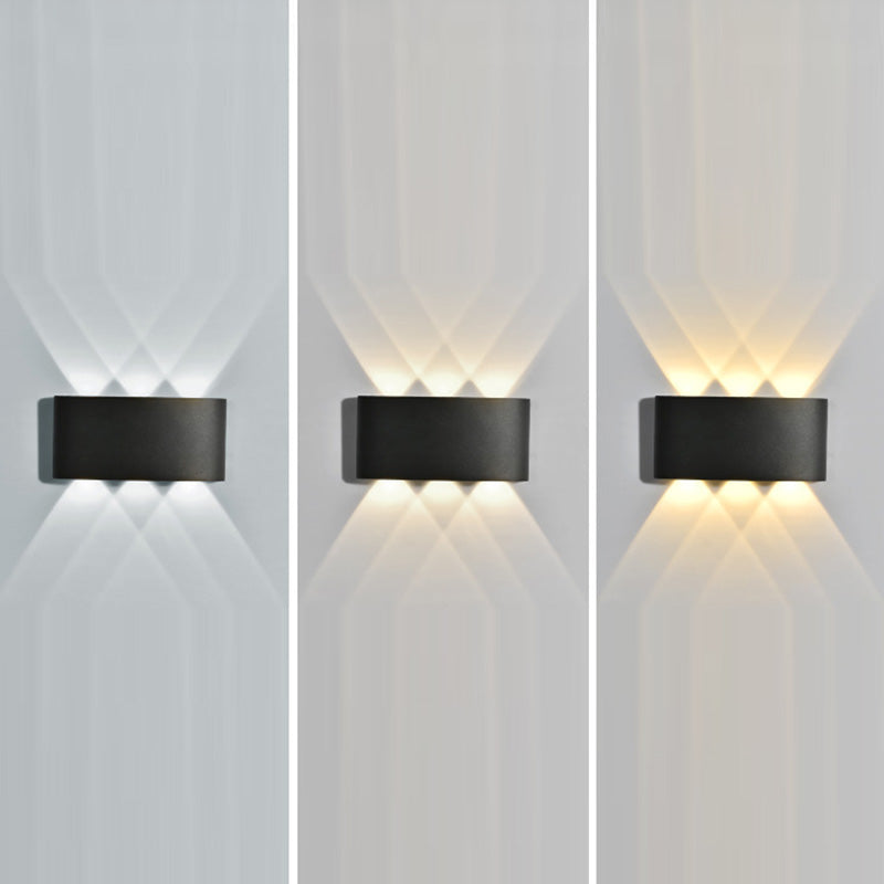 Waterproof Aluminium Iron Acrylic LED Wall Sconce Lamp