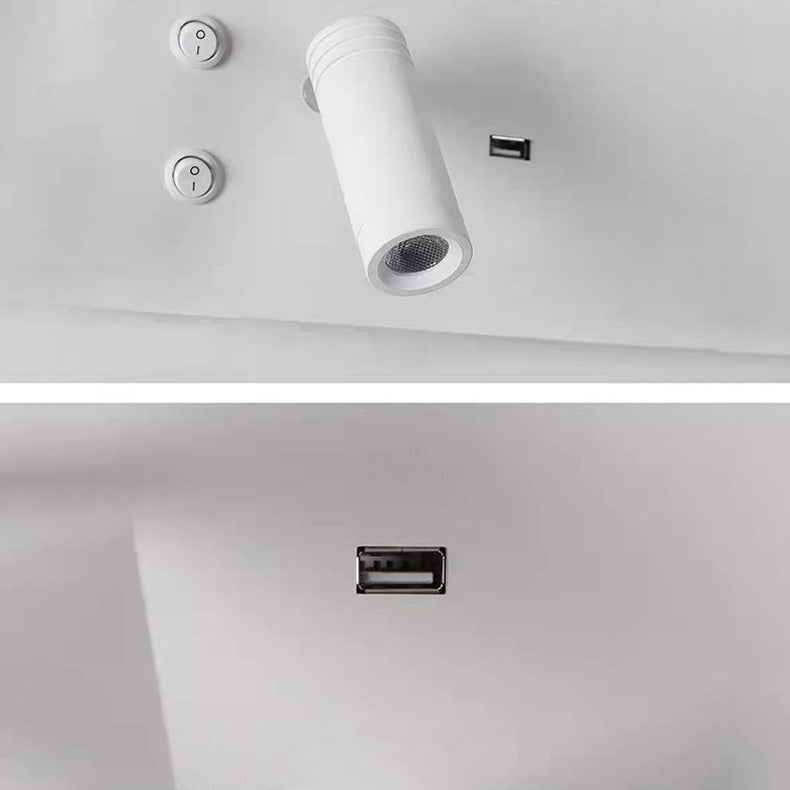 Rectangular LED Rotatable Spotlight Wall Sconce Lamp