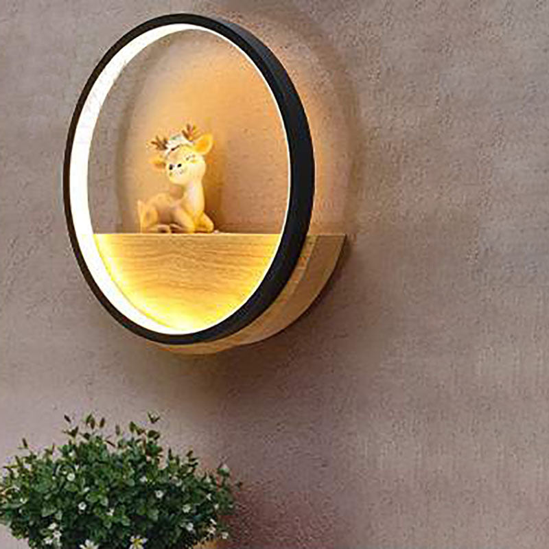 Creative Silicone Iron Aluminum Deer LED Wall Sconce Lamp