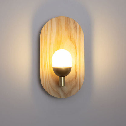 Acrylic Lamp Shade Log Brand 1-Light Wall Sconce Lamp