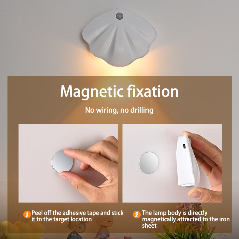 Simplicity ABS Shell LED Rechargeable Wall Sconce Lamp