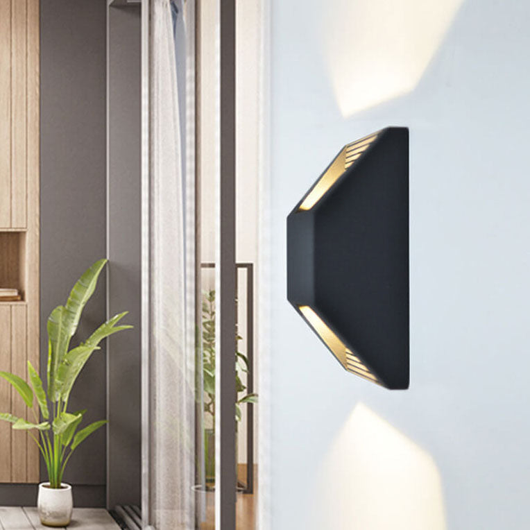 Outdoor Geometry Spotlights Waterproof LED Wall Sconce Lamp