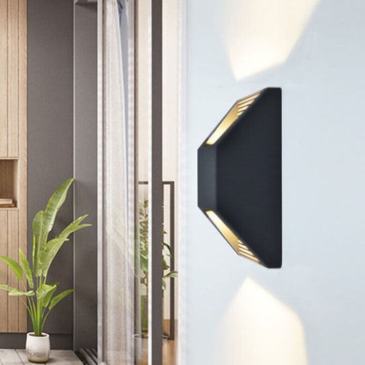 Outdoor Geometry Spotlights Waterproof LED Wall Sconce Lamp