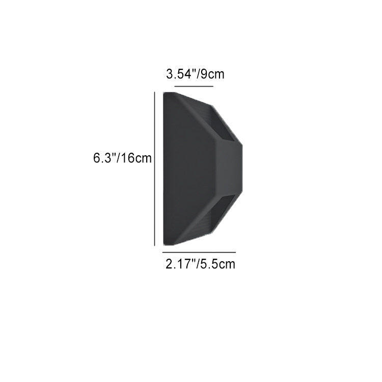 Outdoor Geometry Spotlights Waterproof LED Wall Sconce Lamp