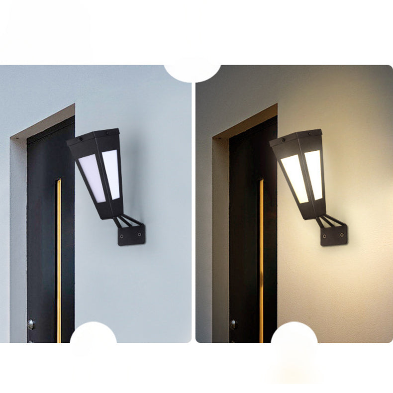 Intelligent Sensor LED Solar Waterproof Wall Sconce Lamp