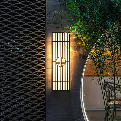 Chinese Steel Plastic LED Outdoor Wall Sconce Lamp
