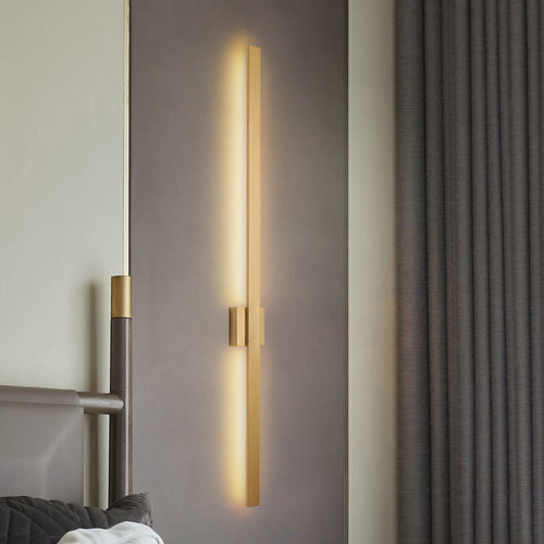 Minimalist Long Strip Iron Acrylic LED Wall Sconce Lamp