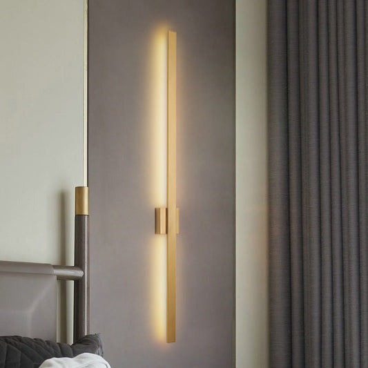 Minimalist Long Strip Iron Acrylic LED Wall Sconce Lamp