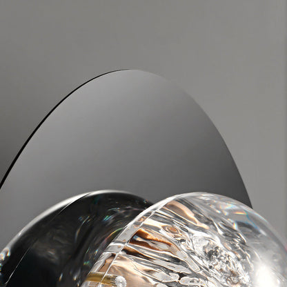 Irregular Oval Hardware Acrylic LED Wall Sconce Lamp