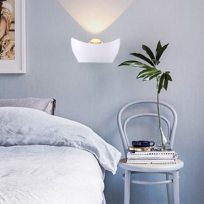 Simplicity Aluminum Ingot Shape LED Wall Sconce Lamp