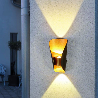 Shape Outdoor Patio Balcony Waterproof LED Wall Sconce Lamp