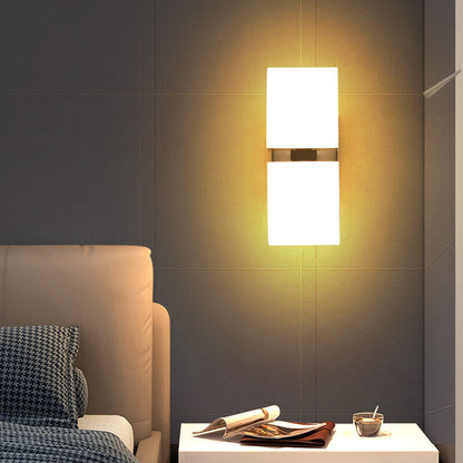 Minimalist Round Zinc Alloy Rotatable LED Wall Sconce Lamp