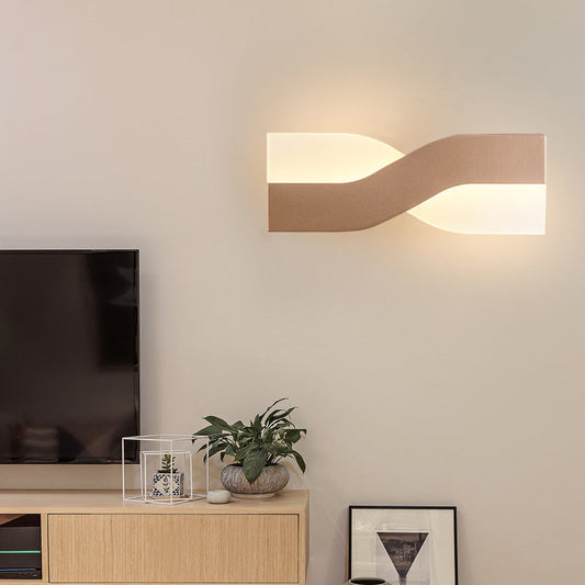 Creative Rotatable Funnel Iron Acrylic LED Wall Sconce Lamp