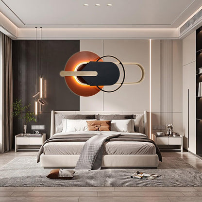 Scandinavian Circle Ring Geometric LED Wall Sconce Lamp