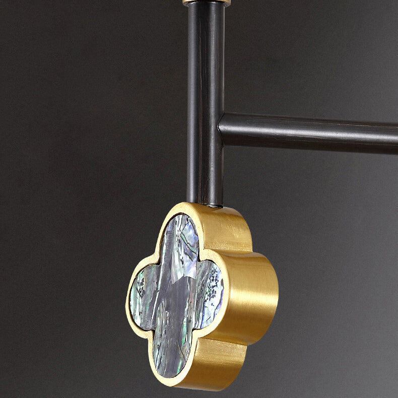 Chinese Full Copper Acrylic Lampshade LED Wall Sconce Lamp