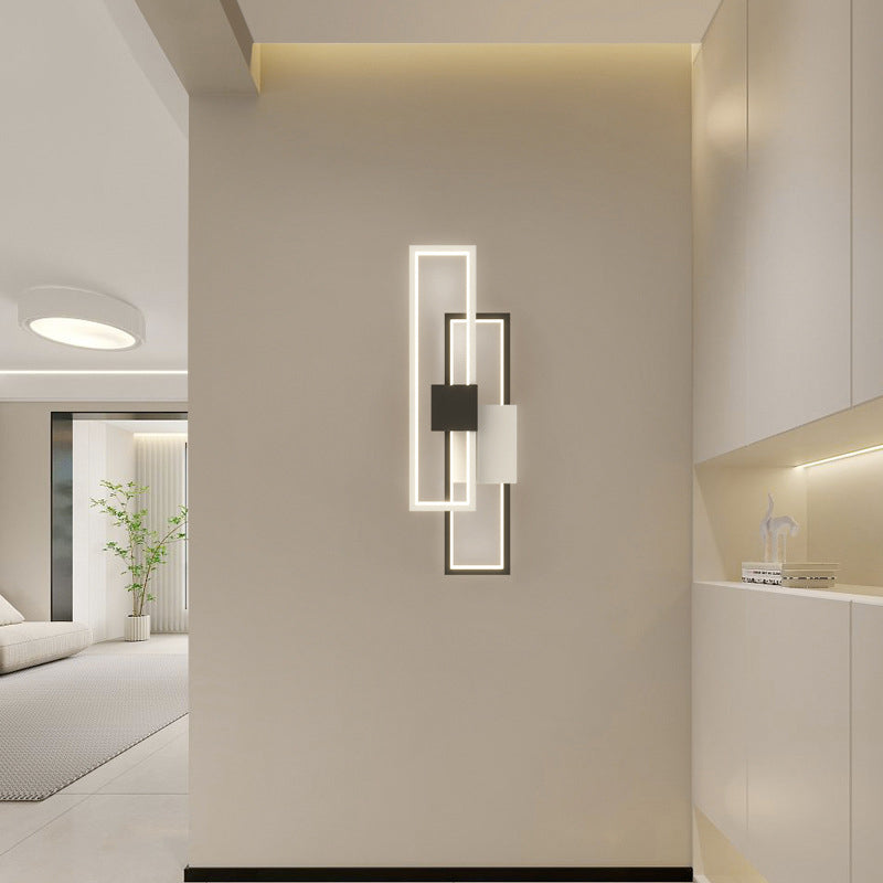 Double Aluminum Iron Silicone LED Wall Sconce Lamp