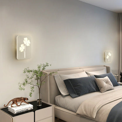 Simplicity Clover Square Love Heart LED Wall Sconce Lamp