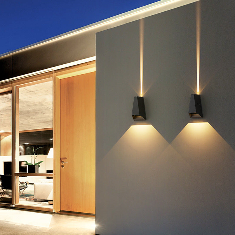 Simplicity Trapezoidal Aluminum LED Wall Sconce Lamp