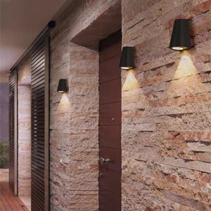 Waterproof Aluminum Horn LED Outdoor Wall Sconce Lamp