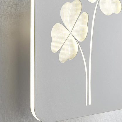 Simplicity Clover Square Love Heart LED Wall Sconce Lamp
