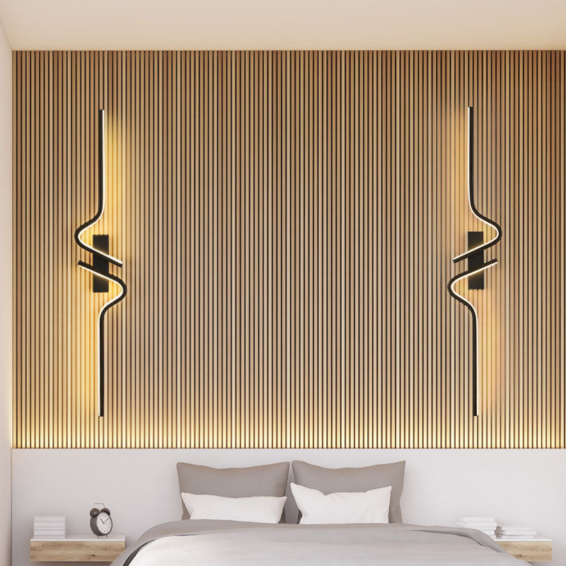 Creative Strip Aluminum Silicon Gel LED Wall Sconce Lamp