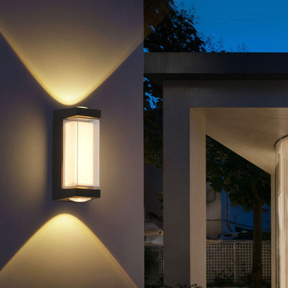Simplicity Down Luminous LED Waterproof Wall Sconce Lamp