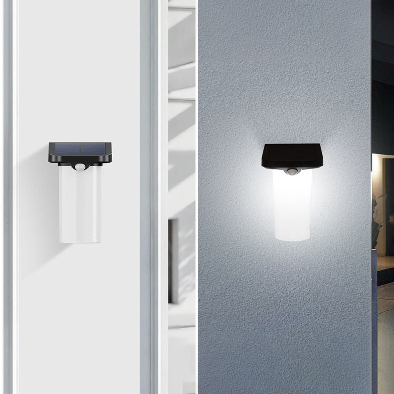 Simplicity ABS Column LED Outdoor Wall Sconce Lamp