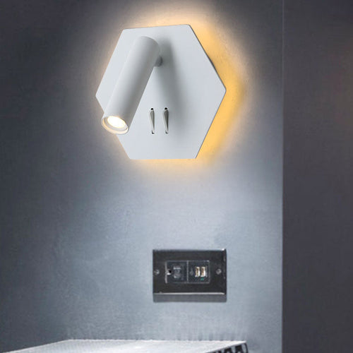 Cylinder Spotlight LED Adjustable Wall Sconce Lamp