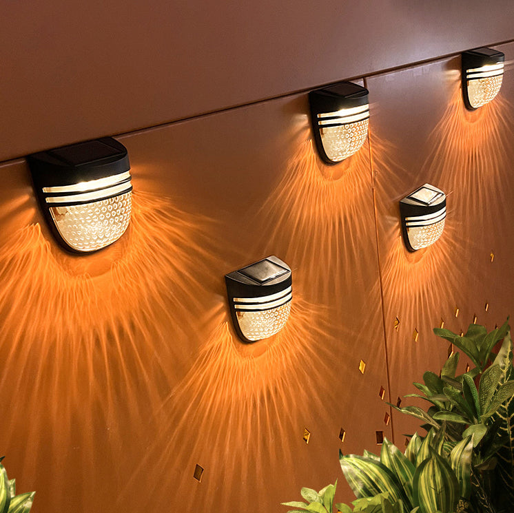 Simplicity ABS PC Elliptical Honeycomb LED Wall Sconce Lamp