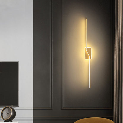 Bar Aluminum Silicone Acrylic LED Wall Sconce Lamp