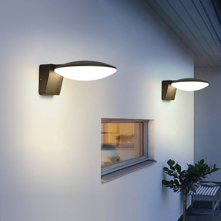 Simplicity Aluminum Acrylic LED Outdoor Wall Sconce Lamp