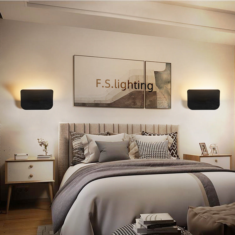 Simplicity Square Flat Bending LED Wall Sconce Lamp
