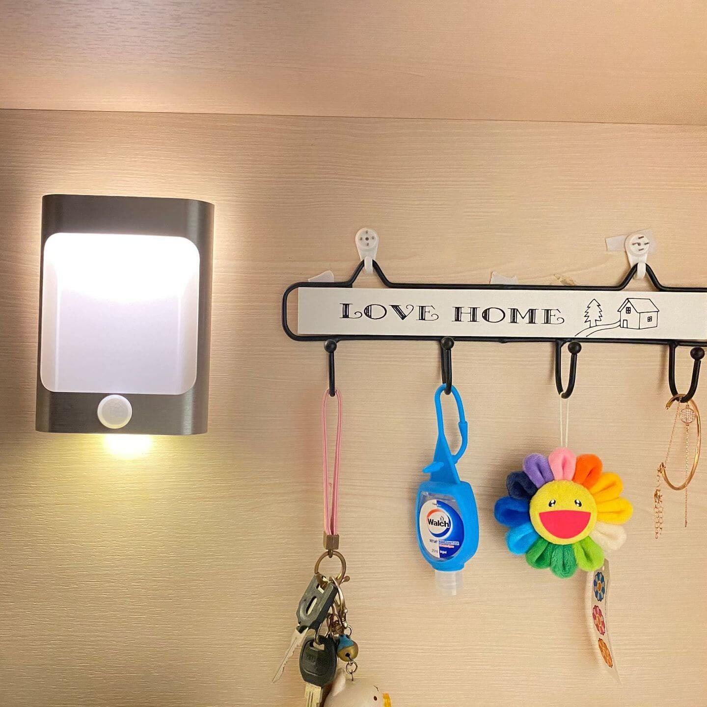 Rectangular Aluminum USB Rechargeable LED Wall Sconce Lamp