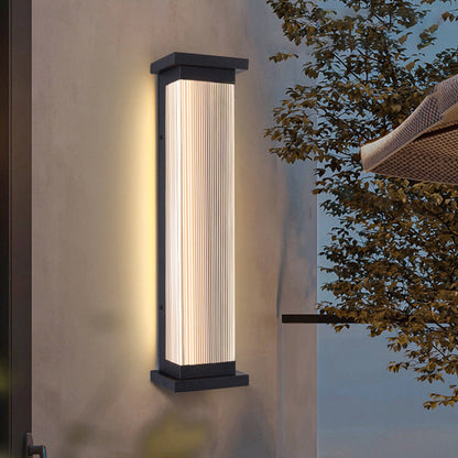 Waterproof Stainless Steel Acrylic Wall Sconce Lamp