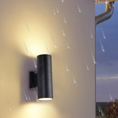 Aluminum And Down Luminous LED Waterproof Wall Sconce Lamp