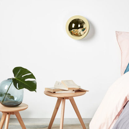 Simplicity Meteorite Semicircle Metal LED Wall Sconce Lamp