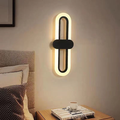 Circular Ring Acrylic Aluminum LED Wall Sconce Lamp