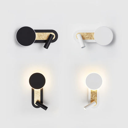 Aluminum Acrylic Cylindrical Rotatable LED Wall Sconce Lamp