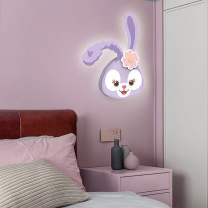 Cartoon Tiger Acrylic Design Iron LED Wall Sconce Lamp
