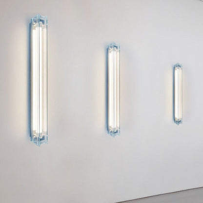 Industrial Style Simple Glass Strip LED Wall Sconce Lamp