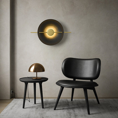 Modern Luxury Iron Round LED Wall Sconce Lamp