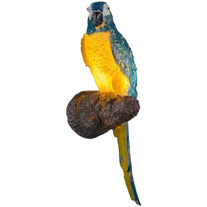 Traditional Resin Animal Owl 1-Light Wall Sconce Lamp