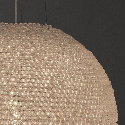 Light Luxury Crystal Sphere 1-Light Wall Sconce Lamp