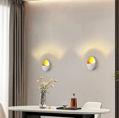 Creative Aluminum Shell Shade LED Wall Sconce Lamp