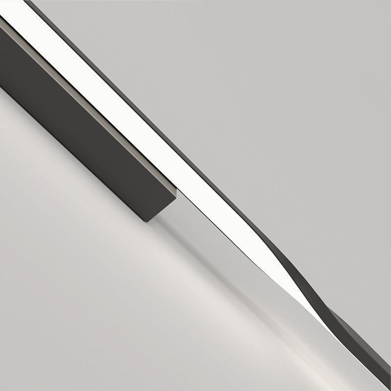 Aluminum Straight Line Silicone LED Wall Sconce Lamp