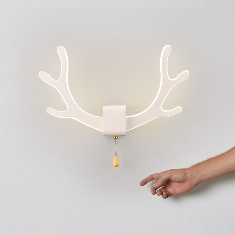 Creative Antler Iron Acrylic LED Wall Sconce Lamp